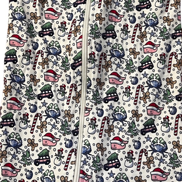 Vineyard Vines Whale Holiday Christmas 🎄 Onesie Foo - Picture 8 of 11